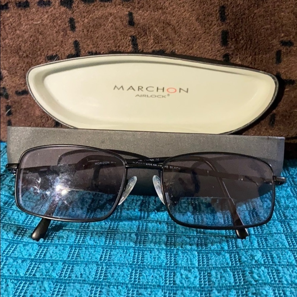 Horizon H compass Eyewear frames and case ZZ9